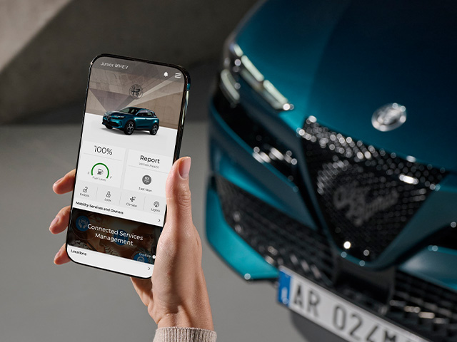 Alfa Romeo Junior - Junior Ibrida 2024 Connectiviteit