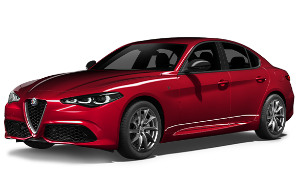Alfa Romeo Giulia - Uitvoering - TI Afbeelding in Rood