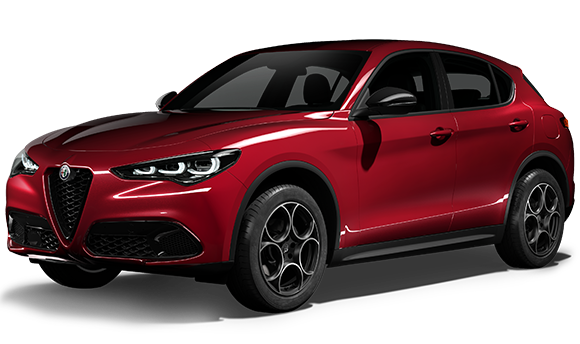 Alfa Romeo Stelvio - Uitvoering - Sprint Afbeelding in Rood
